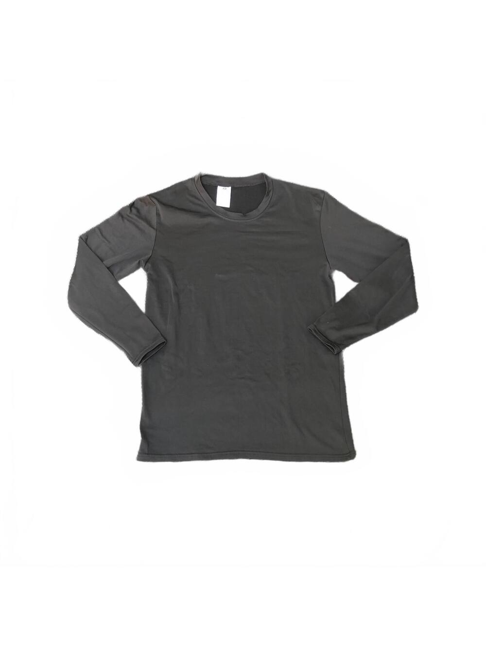 Mossy Oak Men's Long Sleeve Black Polyester Spandex Shirt Large